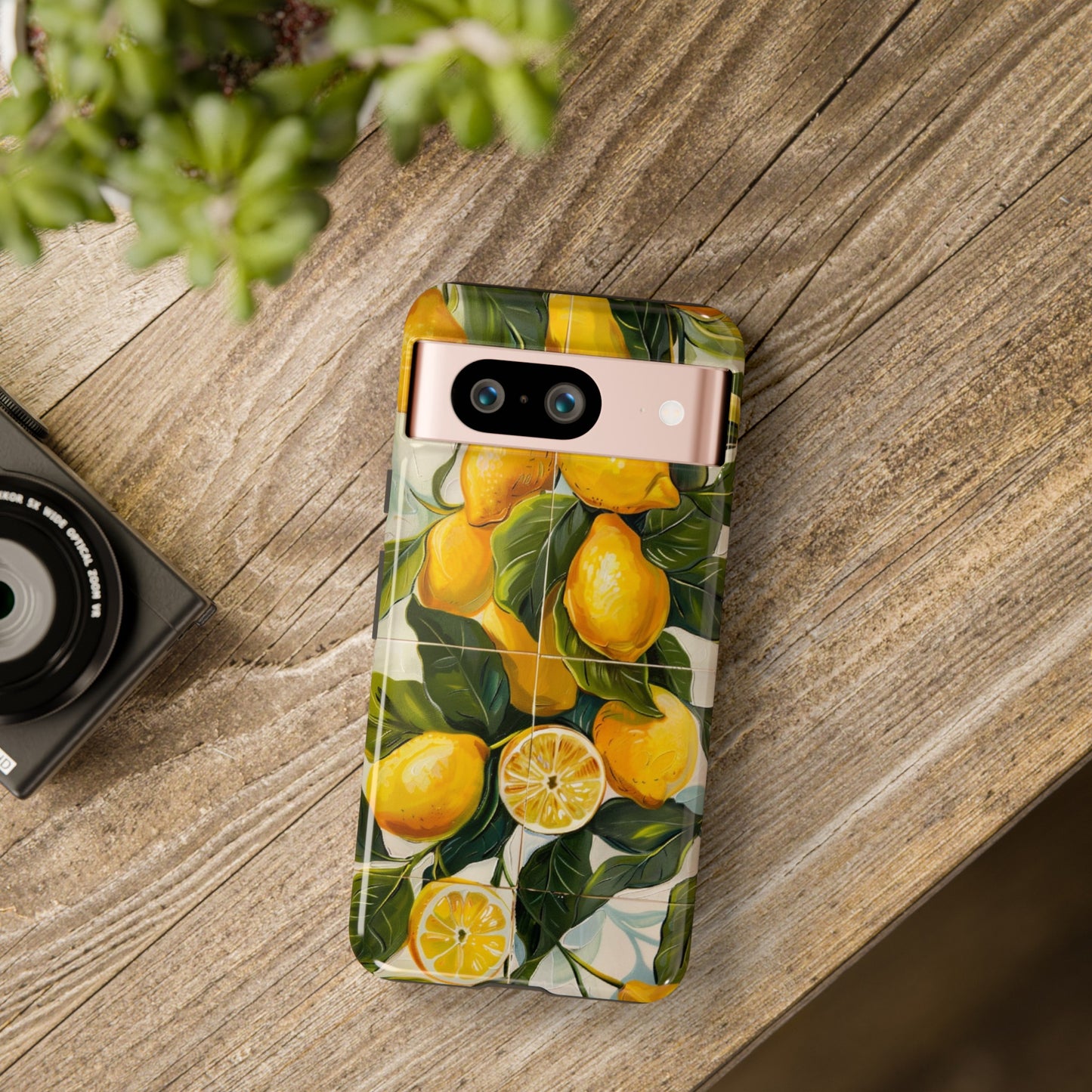 Mediterranean Lemon Italian Tile iPhone 14 Case