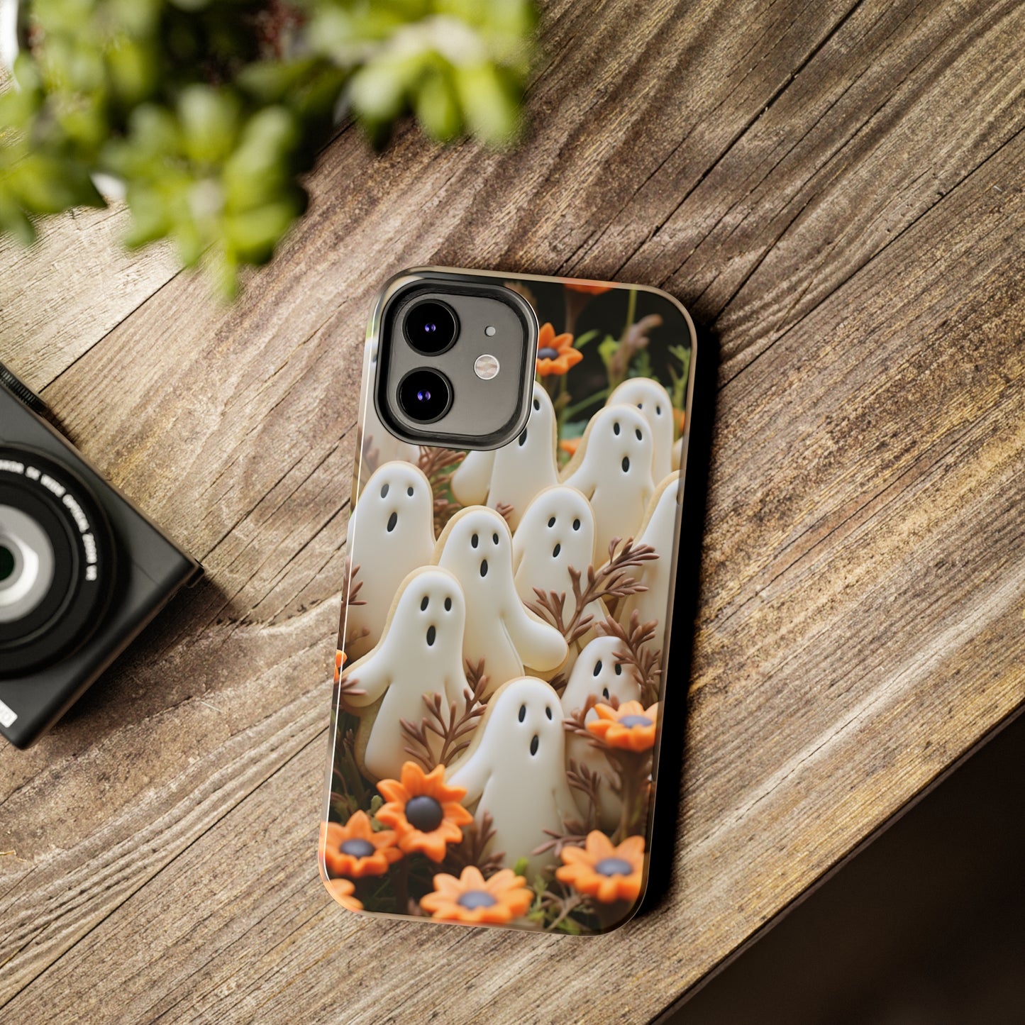 Sweet Spook: Cute Halloween Cookie Ghost | Adorable & Festive Accessory for iPhone Models 11 through 14 Pro Max