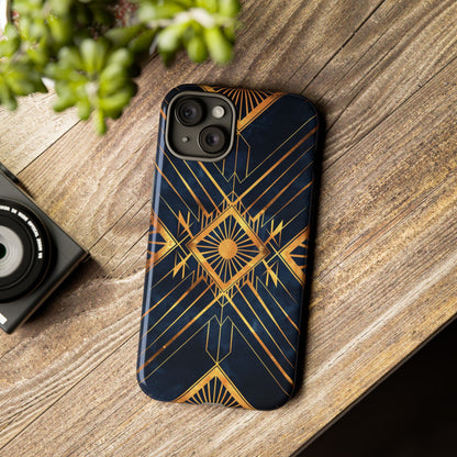 Art Deco Phone Case Vintage Geometric Pattern