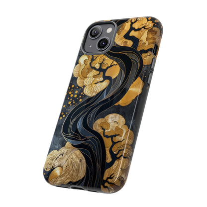 Gold and Silver Tree of Life Design Phone Case