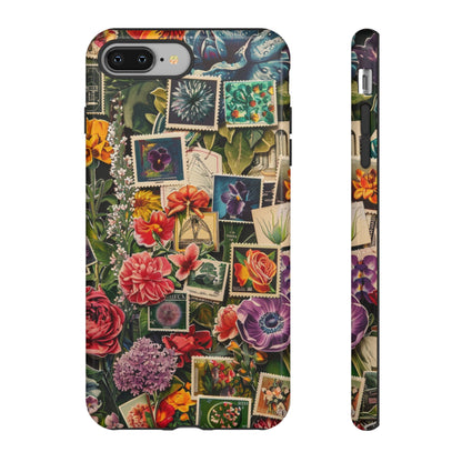 Vintage Floral Stamps Phone Case