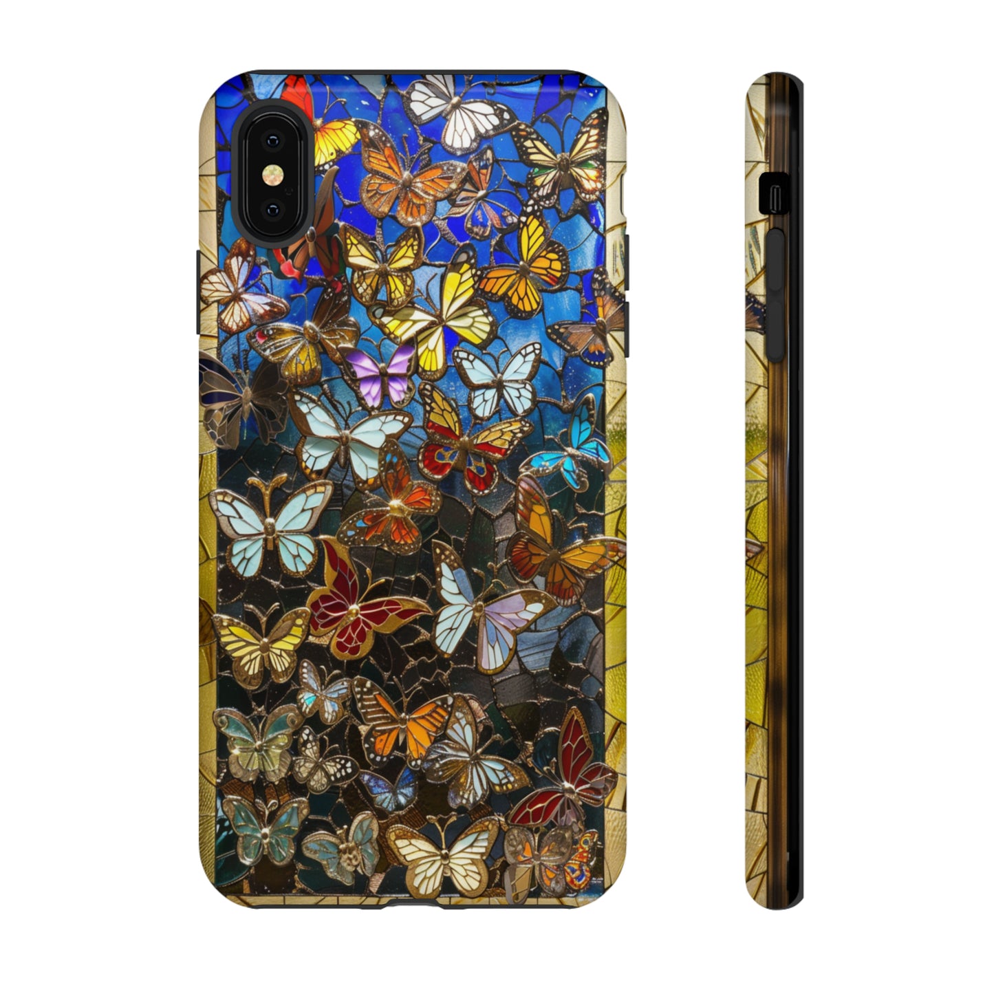 Butterfly Flower Garden Painting Phone Case