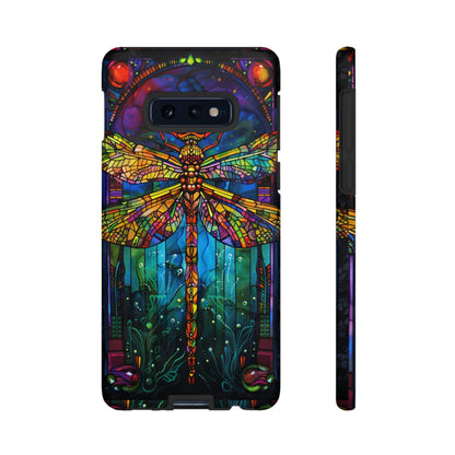 Art Deco Stained Glass Dragonfly Phone Cover