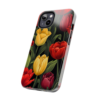 Tulip Floral Aesthetic iPhone Case | Embrace the Beauty of Nature in Full Bloom