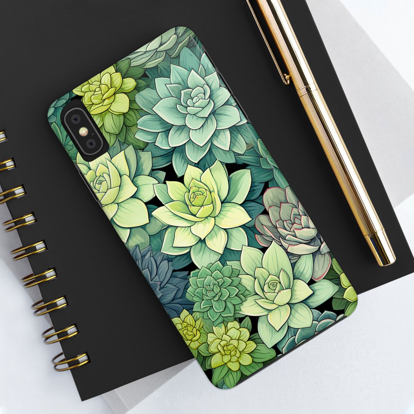 Succulent Desert Cactus Floral iPhone Case | Embrace the Beauty of Arid Elegance