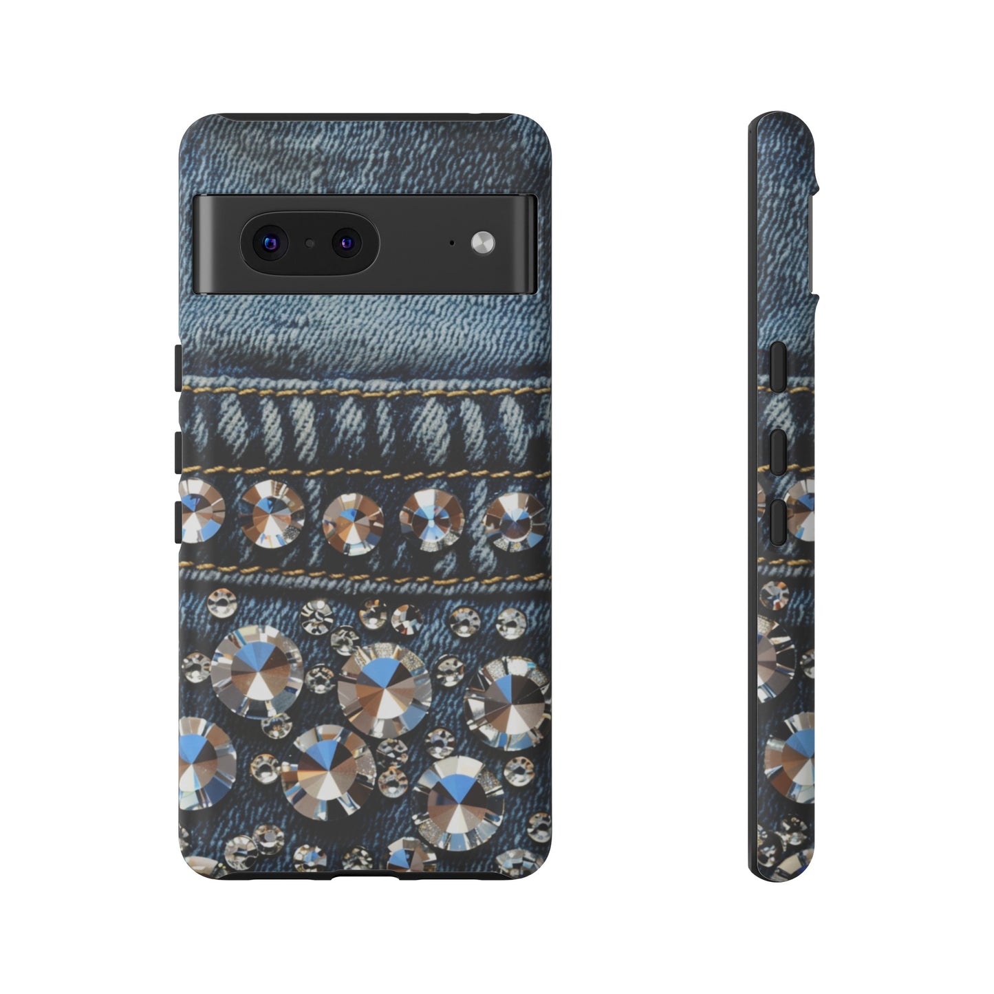 Blue Jean Queen Rhinestone Bling Phone Case