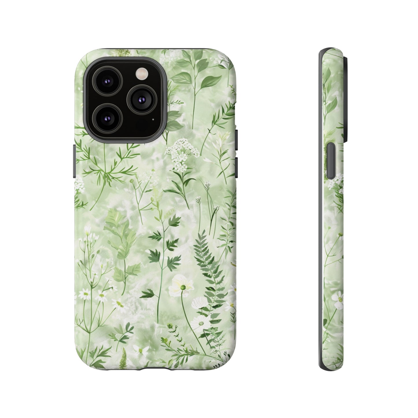 Floral Sage Green Wildflower Phone Case