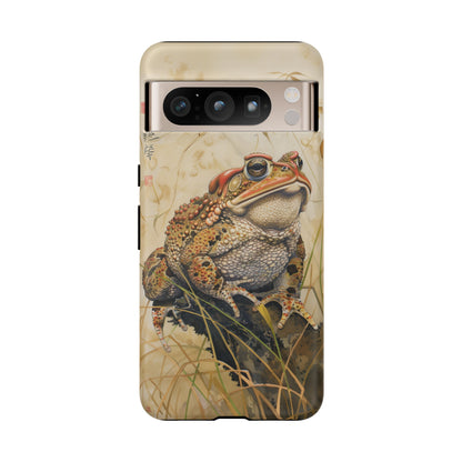 Toad on a Branch Japanese Style Art Painting Phone Case