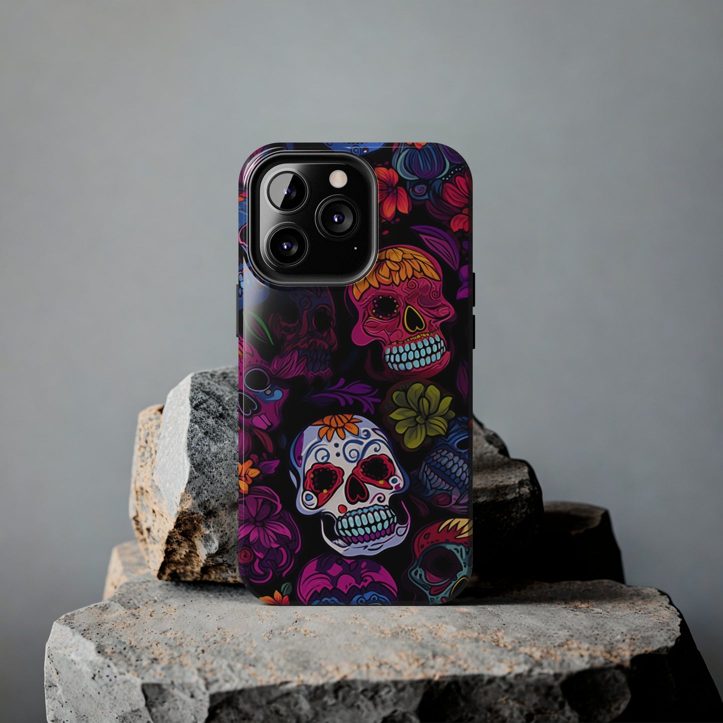 Sugar Skull iPhone Case | Day of the Dead Inspired Design for Halloween