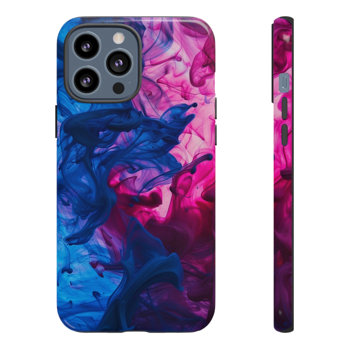 Magenta and Blue Color Explosion Phone Case