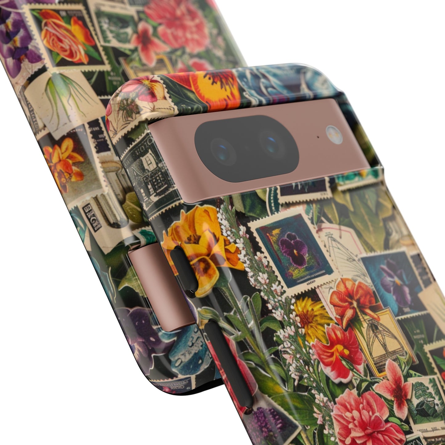 Vintage Floral Stamps Phone Case