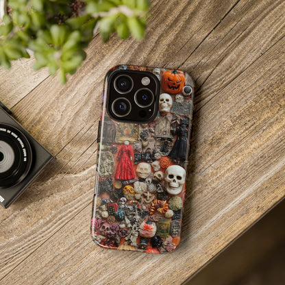 Retro Halloween Trinket Collage Phone Case
