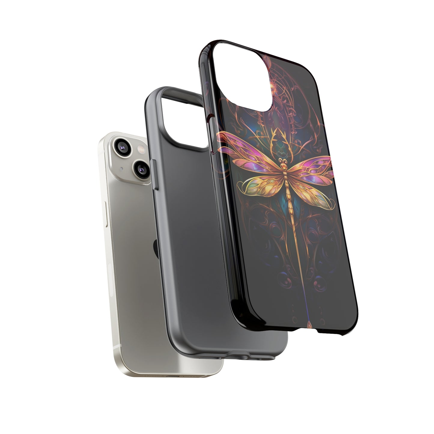 Art Nouveau Dragonfly - A Timeless Symbol of Elegance for Google Pixel, iPhone, and Samsung Cases