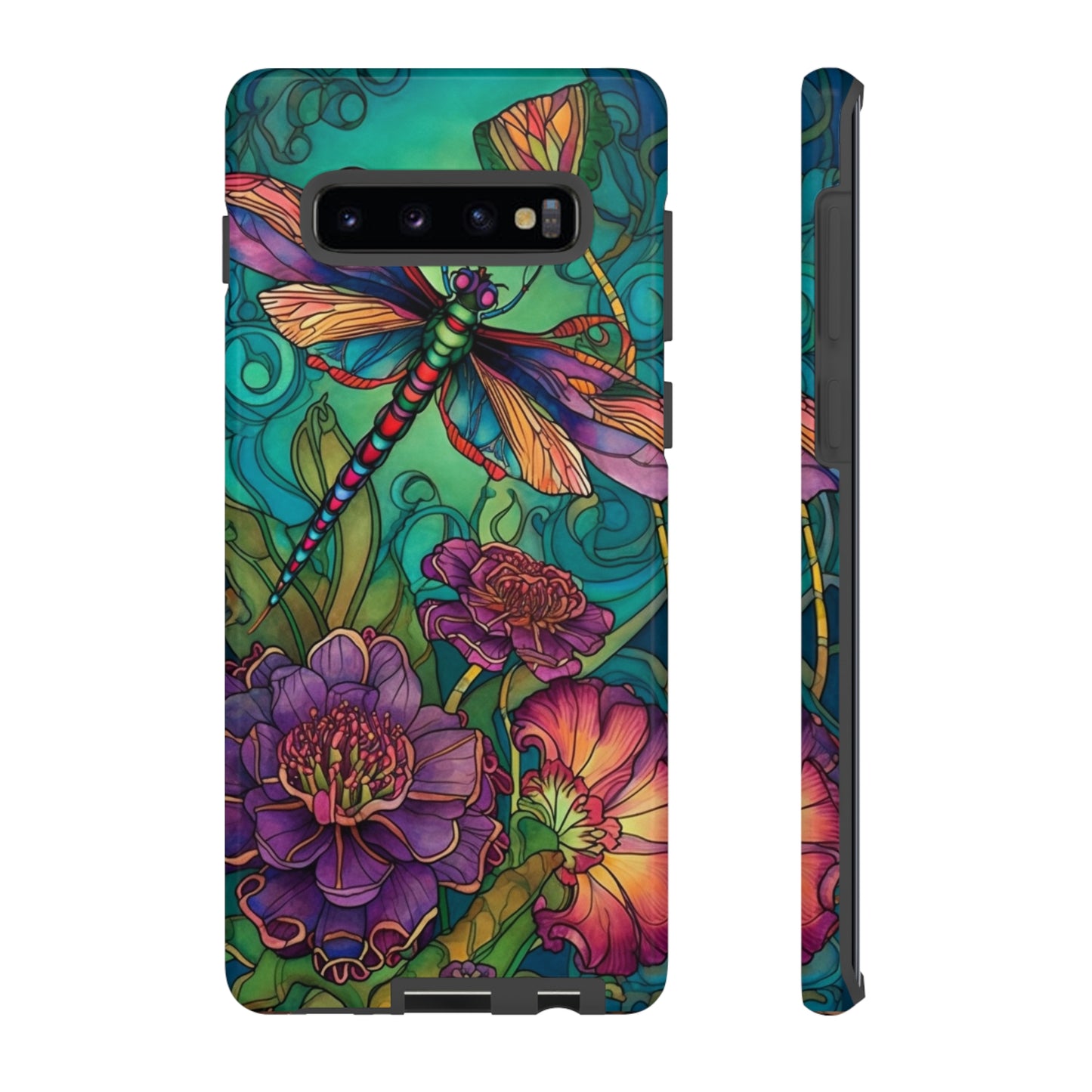 Art Nouveau Dragonfly - A Timeless Symbol of Elegance for Google Pixel, iPhone, and Samsung Cases