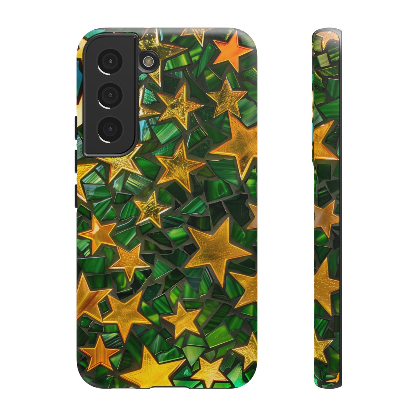 Green Celestial Stained Glass Mosaic Phone Case