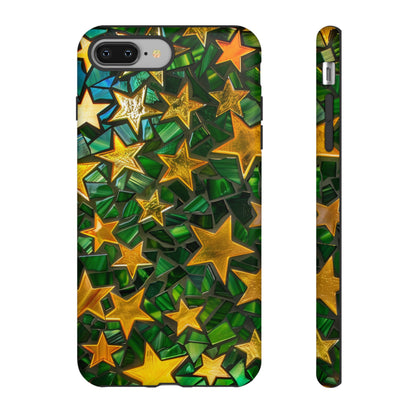 Green Celestial Stained Glass Mosaic Phone Case