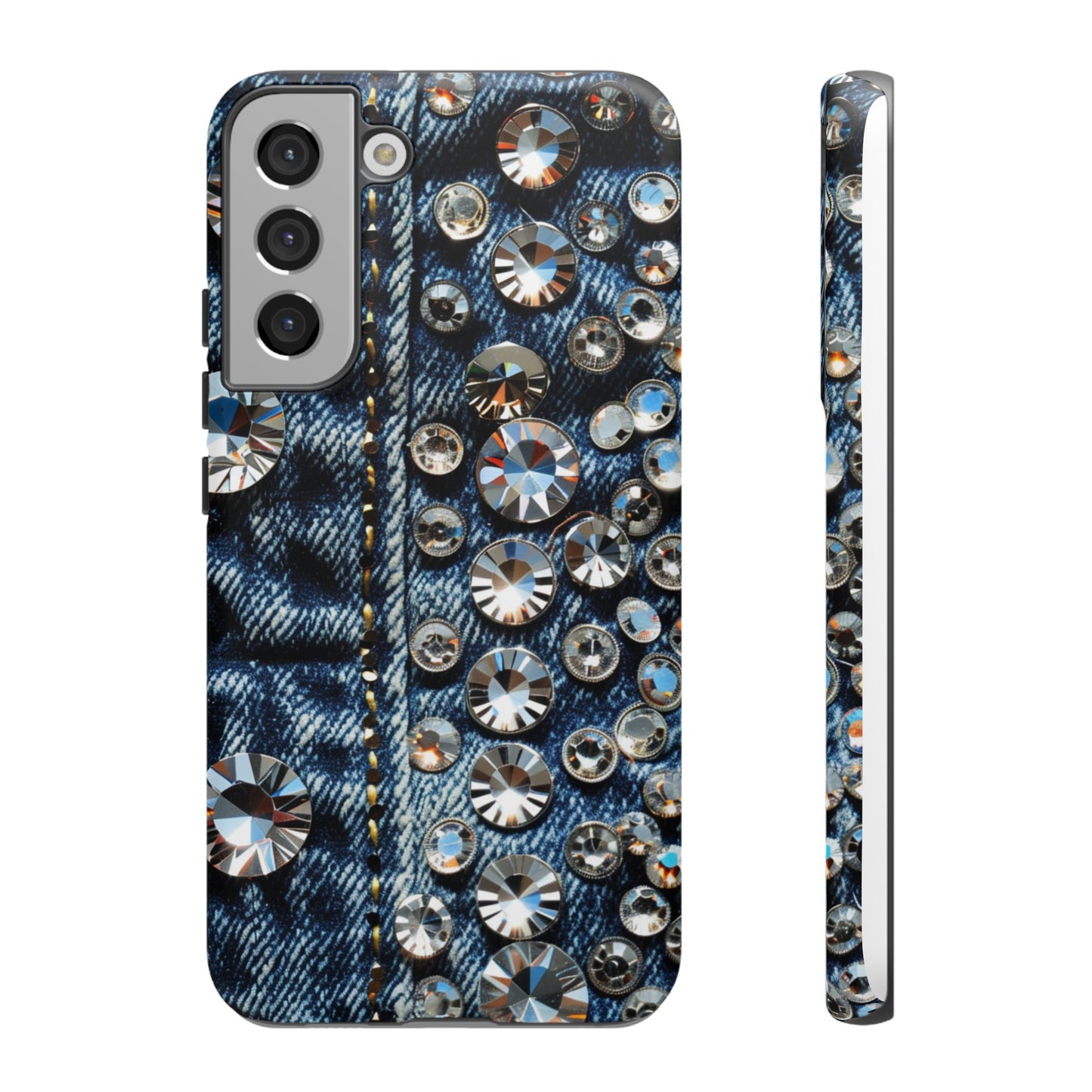 Blue Jean Queen Rhinestone Bling Phone Case