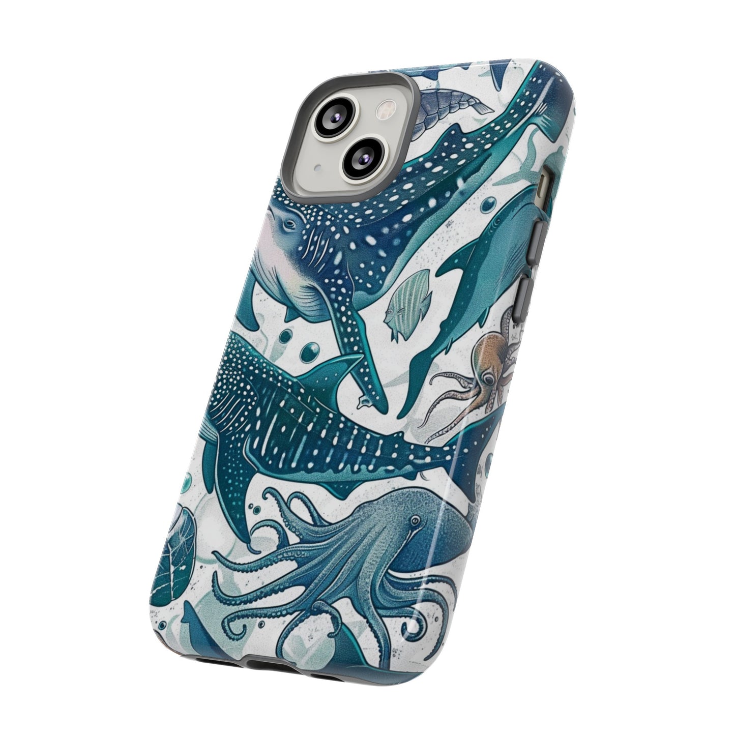 Shark, Turtle, Manta Ray Design Phone Cover
