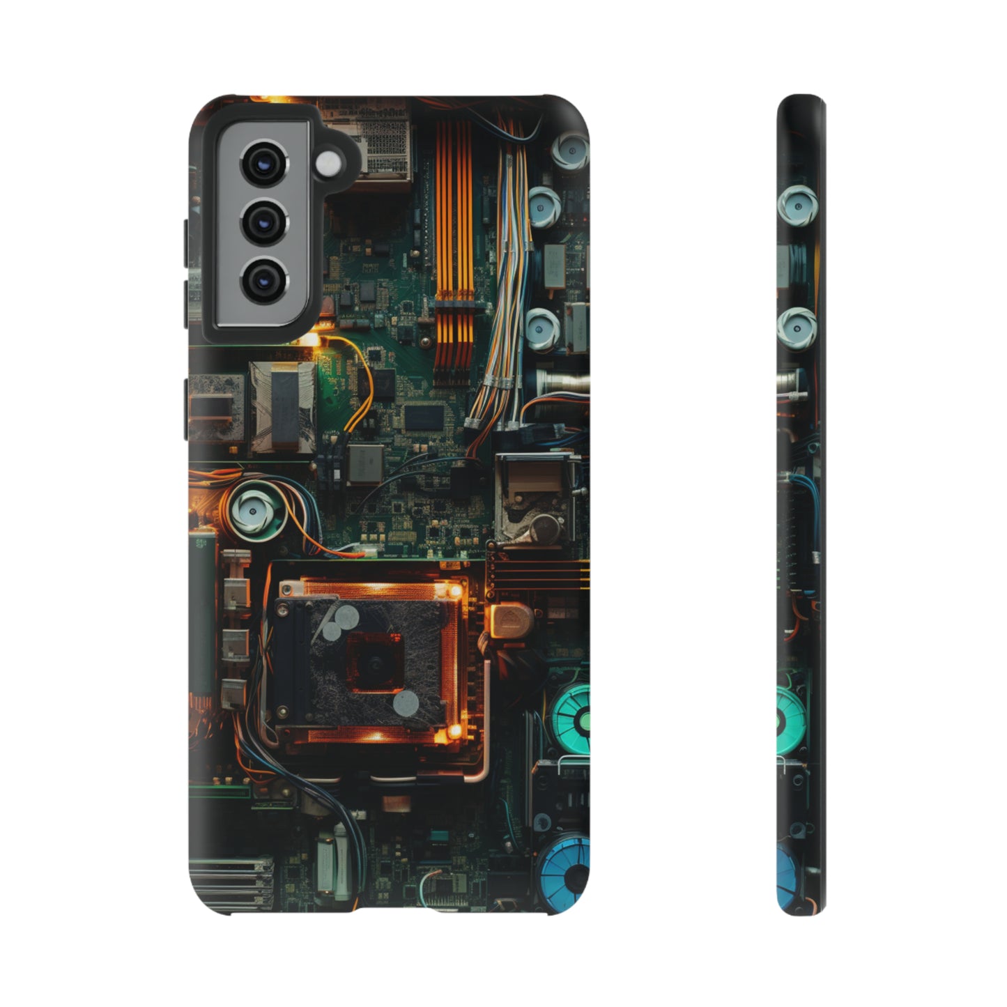 Circuit Board Themed Tough Phone Case