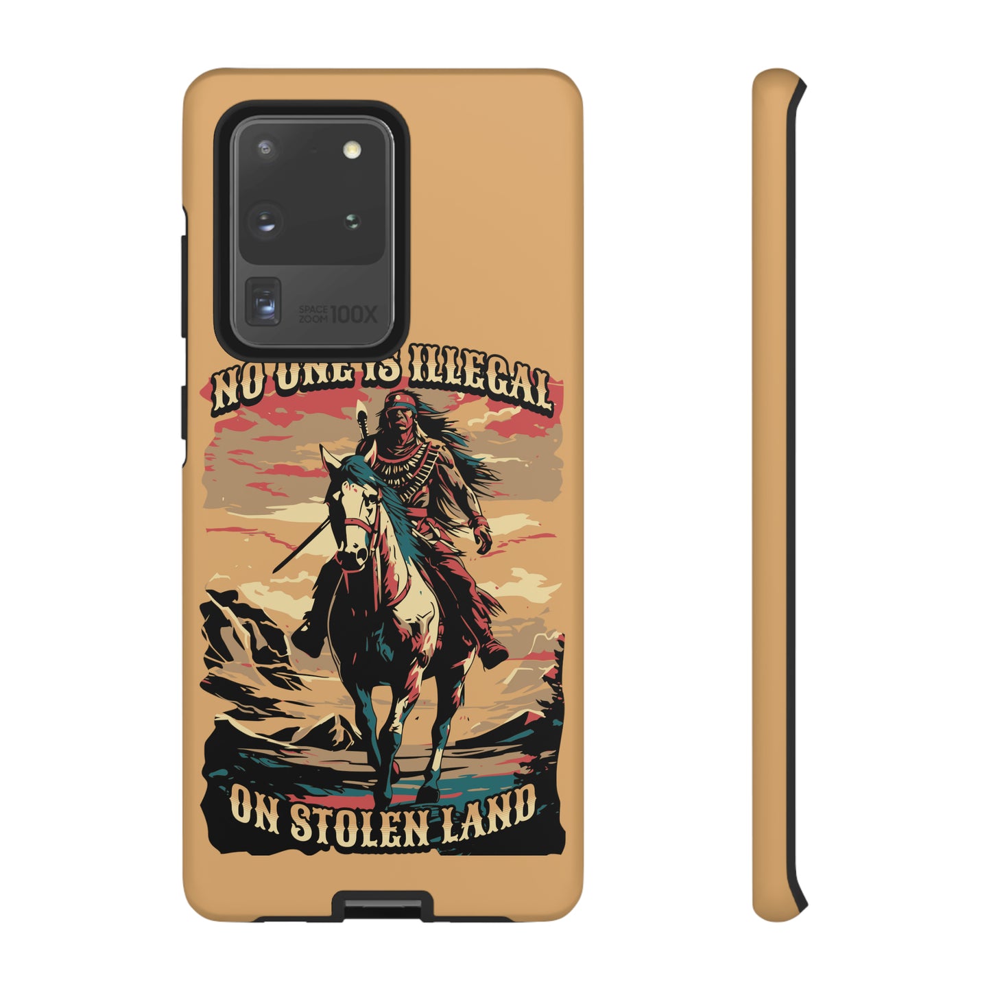 Native American Phone Case | No One is Illegal on Stolen Land