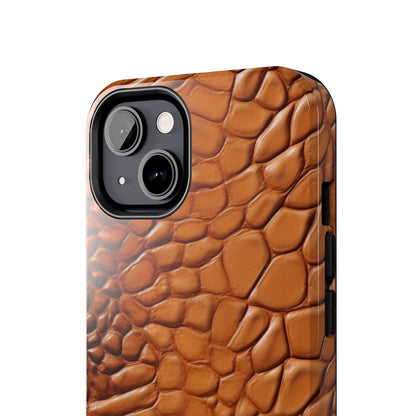 Faux Alligator Skin Textured look and style iPhone Case