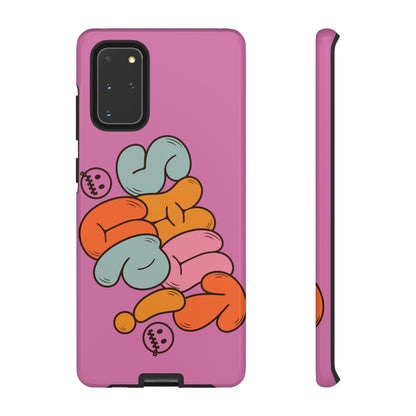 Shut Up Phone Case | Warm Retro Psychedelic Colors | For iPhone, Pixel, Samsung