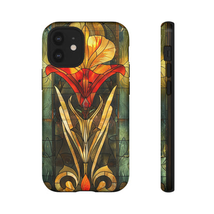 Art Deco Stained Glass floral Phone Case