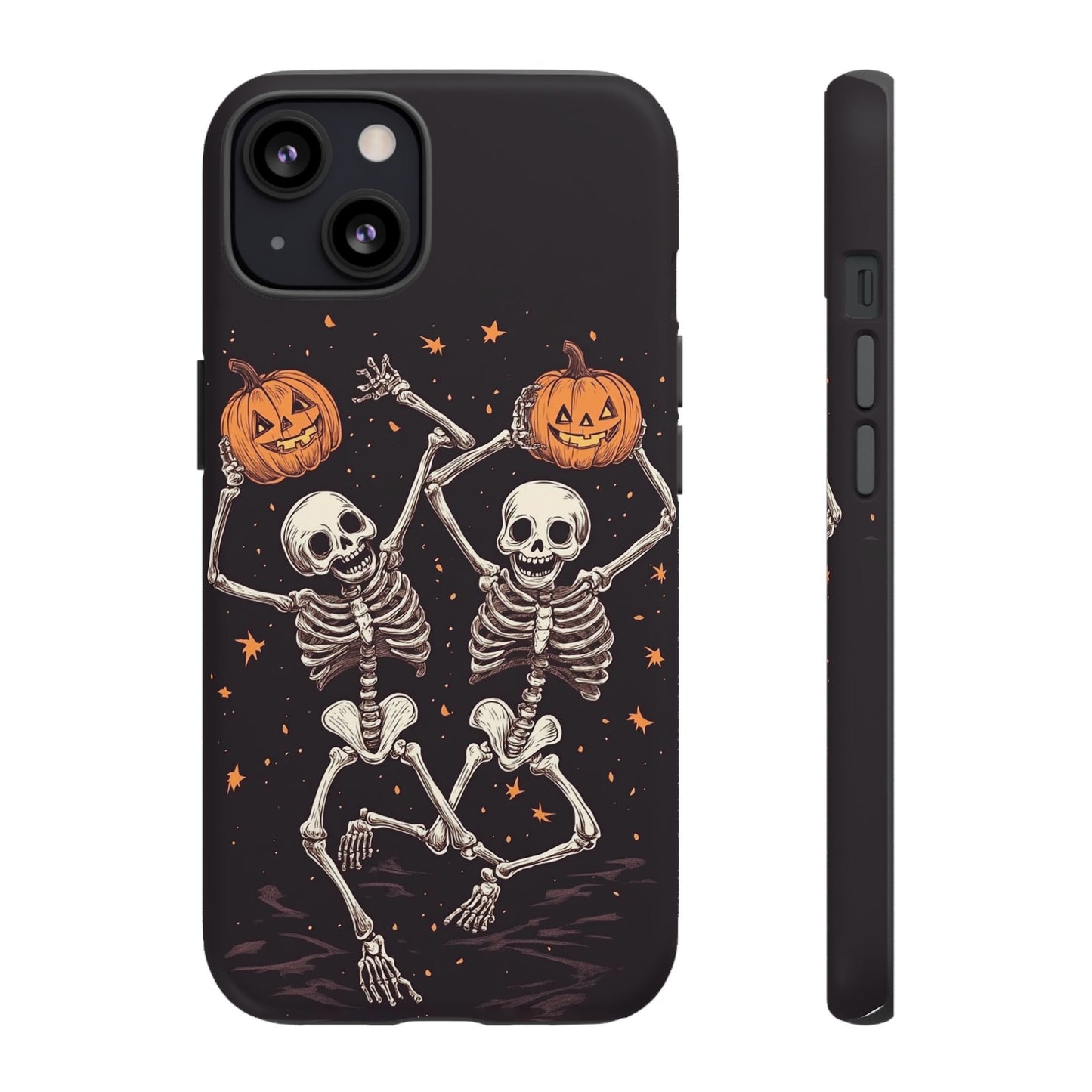 Dancing Skeletons with Jack-o'-Lanterns Phone Cover