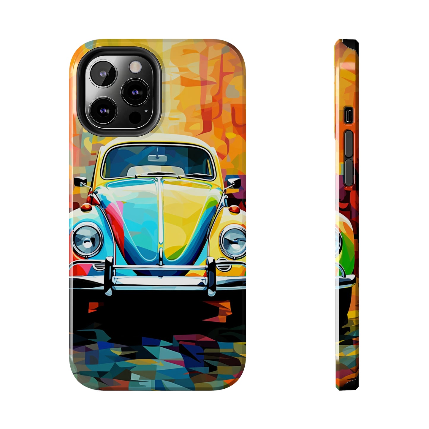 VW Bug Phone Case Retro iPhone Tough Case – Volkswagen beetle iPhone case