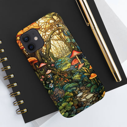 Magic Mushroom Boho Vibe iPhone Tough Case | Embrace the Enchantment of Nature with Durable Style