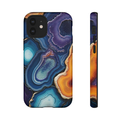 Agate Slice Geode Elegance: Natural Beauty Phone Case