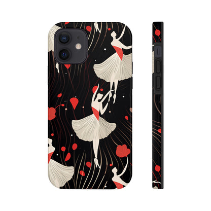 Vintage Style Dancing Ballerina iPhone Case | Embrace Elegance and Grace in Retro Charm