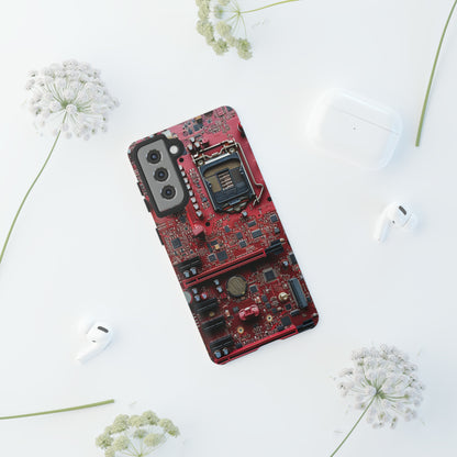 Open Circuit Naked Motherboard Technology Phone Case