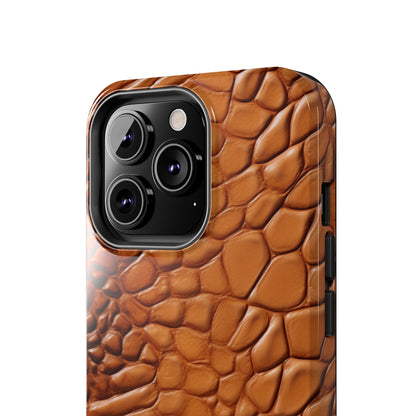 Faux Alligator Skin Textured look and style iPhone Case