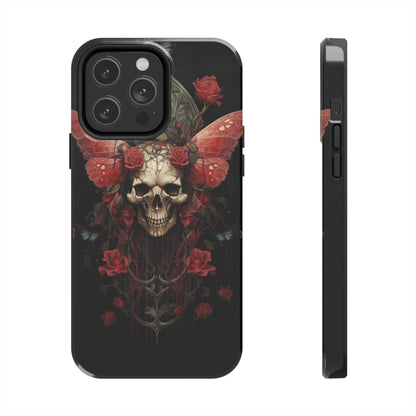 Deadhead Moth Gothic Dark Academia iPhone Case | Embrace Mysterious Elegance