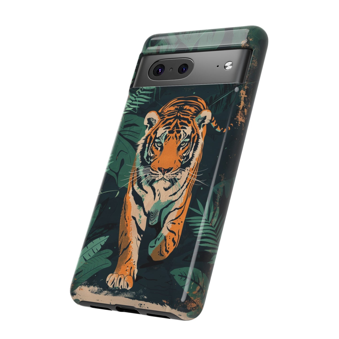 Retro Jungle Tiger Phone Case