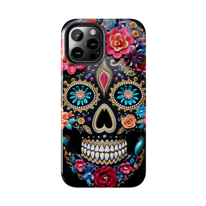 Sugar Skull iPhone Case | Celebrate Dia de los Muertos with Vibrant Elegance