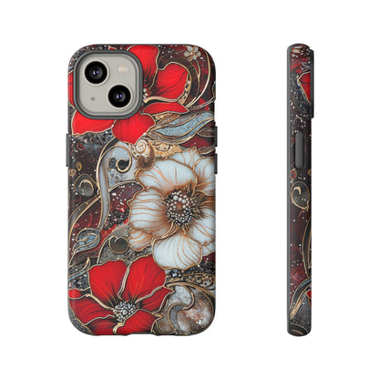 Stained Glass Floral Paisley Explosion Phone Case