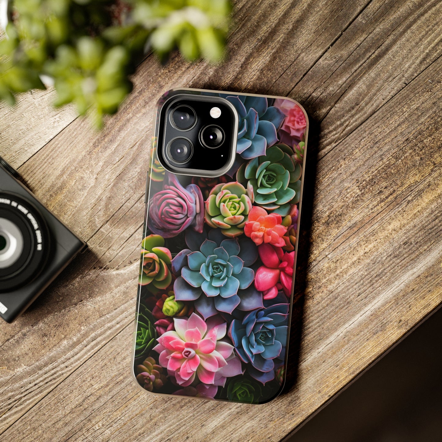 Succulent Desert Cactus Floral iPhone Case | Embrace the Beauty of Arid Elegance