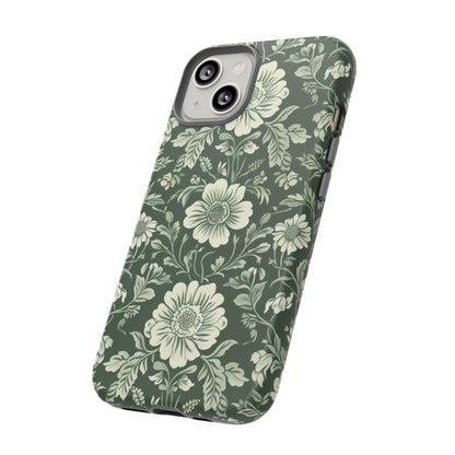 Floral Sage Green Wildflower Phone Case