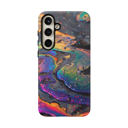 Opalescent Marbled Holographic Print Phone Case