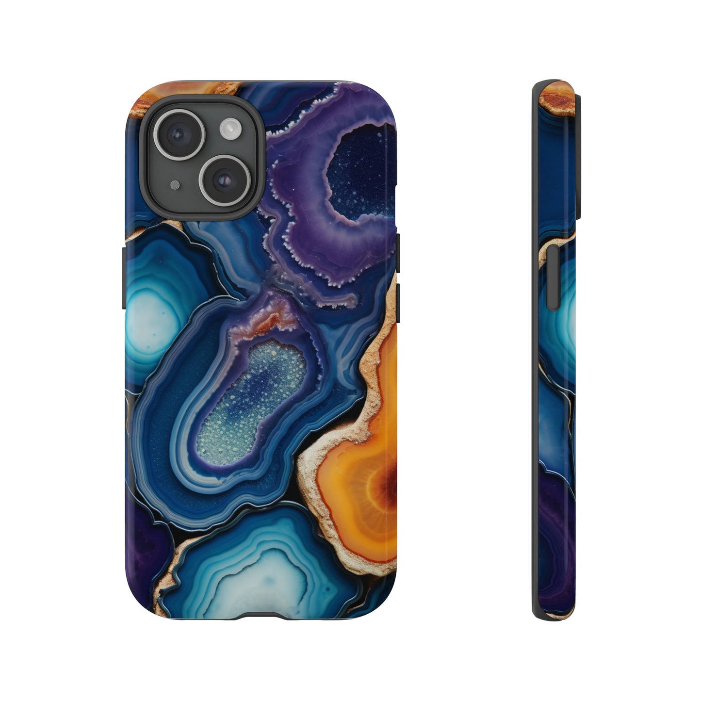 Agate Slice Geode Elegance: Natural Beauty Phone Case