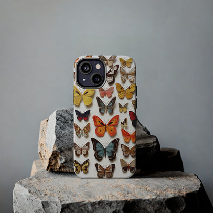 Elegant Embroidery: Delicate Butterfly iPhone Case – Crafted with Precision