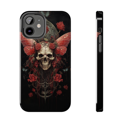 Deadhead Moth Gothic Dark Academia iPhone Case | Embrace Mysterious Elegance