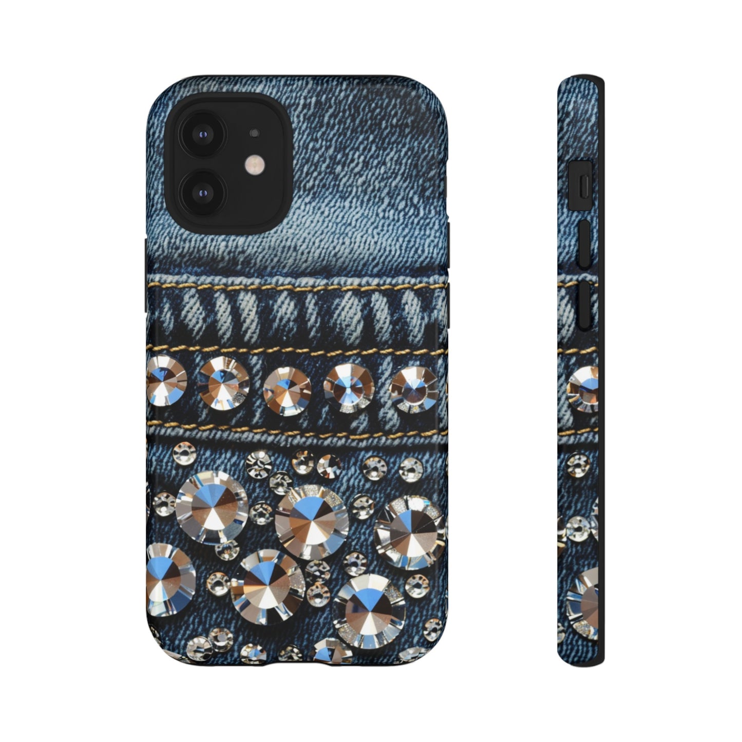 Blue Jean Queen Rhinestone Bling Phone Case