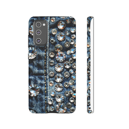 Blue Jean Queen Rhinestone Bling Phone Case