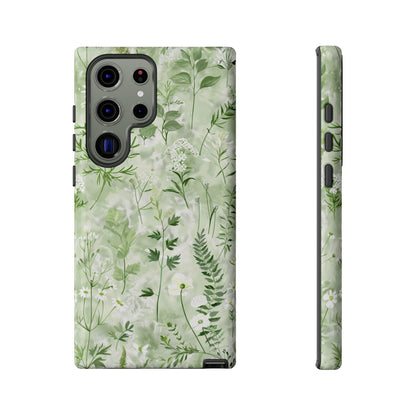 Floral Sage Green Wildflower Phone Case