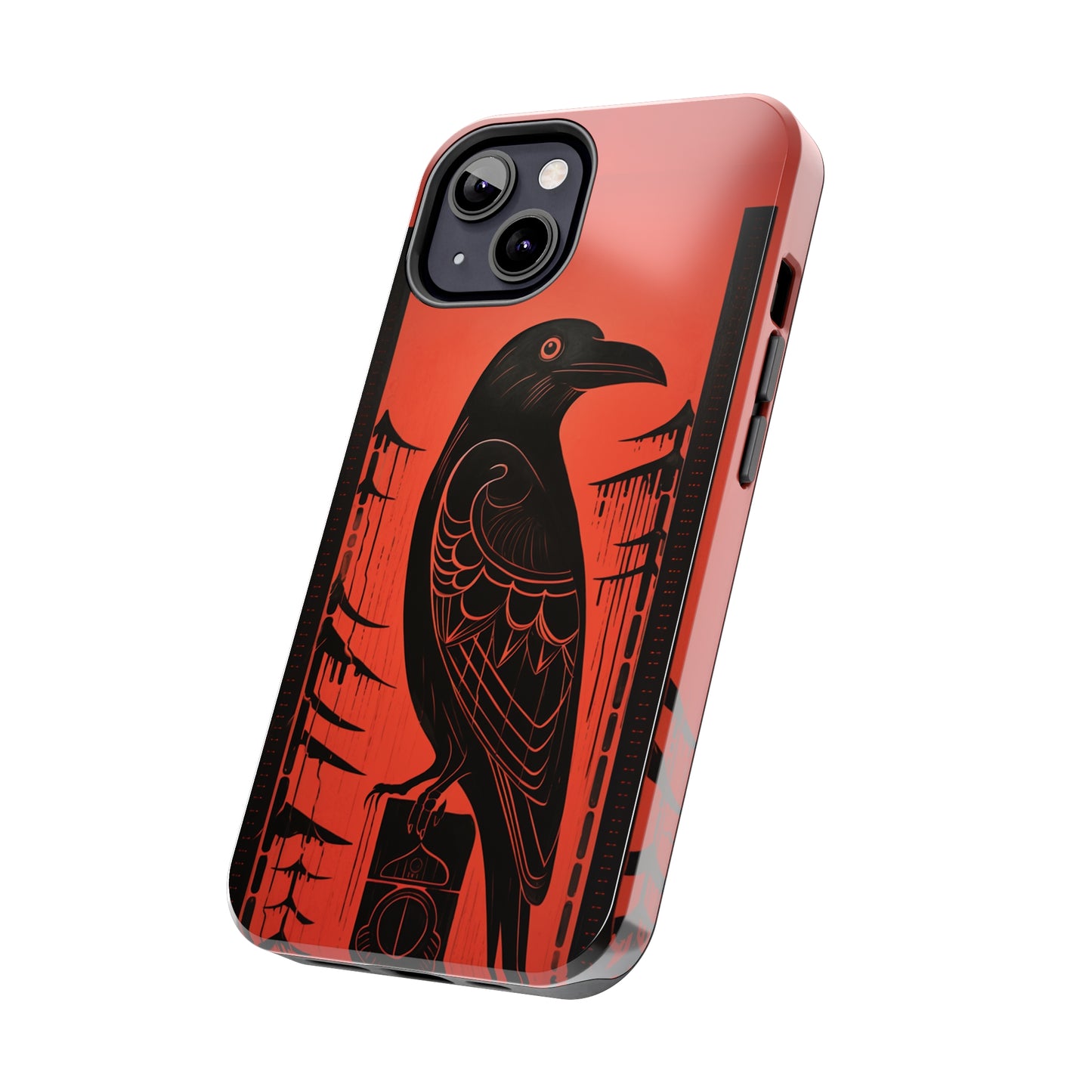 Mystic Totem: Northwest Native American Tribal Raven | Cultural Heritage iPhone Case