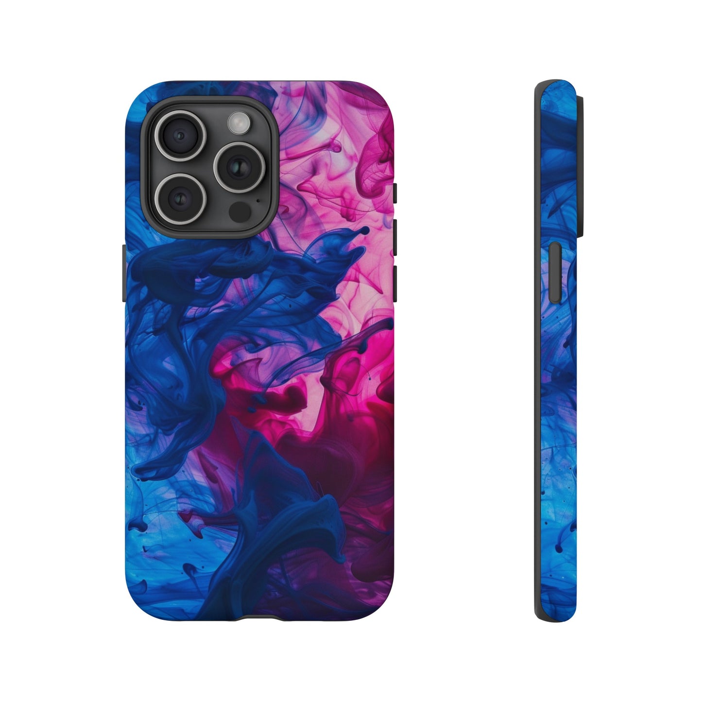 Magenta and Blue Color Explosion Phone Case