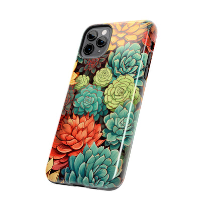 Succulent Desert Cactus Floral iPhone Case | Embrace the Beauty of Arid Elegance